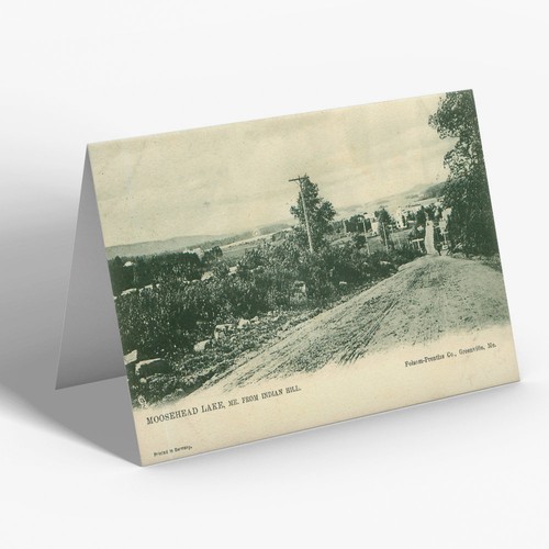 Notelet vintage maine usa - vintage,