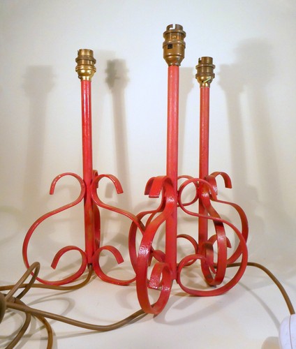 Vintage wrought iron - wrought, scroll