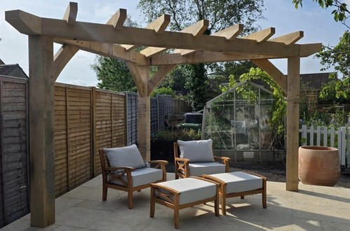 Wingham oak corner pergola - wingham™,