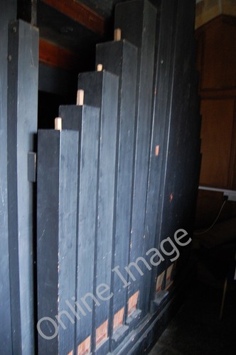 Photo 6x4 wooden organ pipes - wooden,