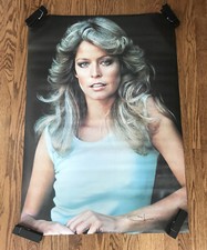Vintage Original 1970s Super Farrah Fawcett Pinup Poster 1977 Television Movie