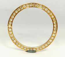Custom Yellow Gold Diamond Bezel For 26mm Rolex Models