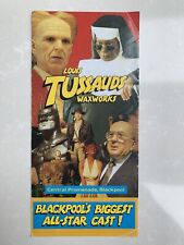 Vintage rare Blackpool Louis Tussaud’s Waxworks Brochure