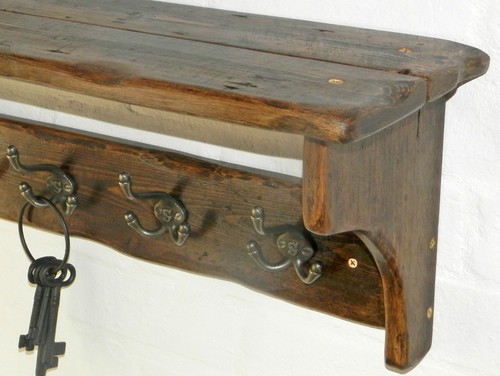 Reclaimed look wood - , coat