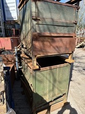 Stackable Rotatable Metal Bins Scaffold Clamps Parts Bins 780x780x990mm X 2