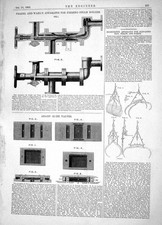 Old 1862 Pradel Wahl Steam Boilers Adams Slide Valves Beardsley Straw Victorian