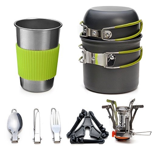 Camping saucepans set - saucepans, 10