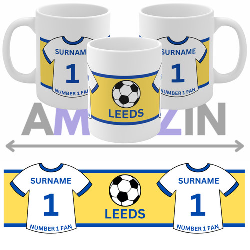 Personalised leeds football - personalised,