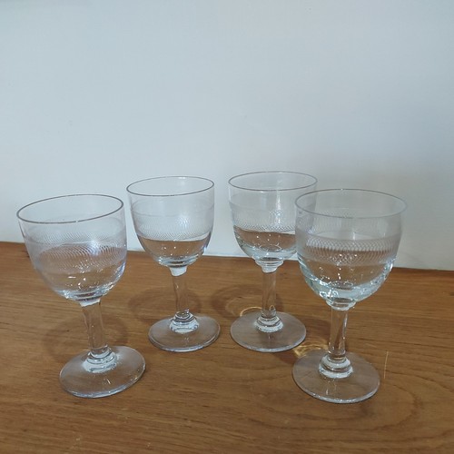 Vintage antique etched - 4,