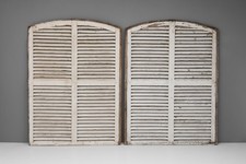 Pair of Painted Shutters