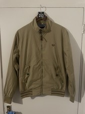 Fred Perry Harrington Jacket Beige Medium Pre Owned Excellent Condition