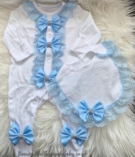 Romany Babygrow And Bib Set