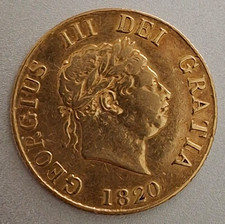 King George lll 1820 22ct Gold