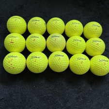 15 Titleist TRUFEEL (yellow) Golf Balls Grade B/B+
