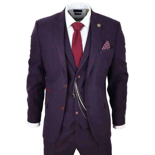 Men piece suit - wool, tweed