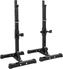 2PCS Adjustable Squat Rack