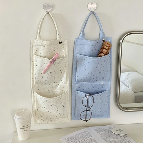 1pc fabric hanging organizer - hanging,