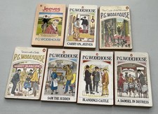 P.G. WODEHOUSE JEEVES & WOOSTER BOOKS X7 DAMSEL IN DISTRESS & SAM THE SUDDEN ETC
