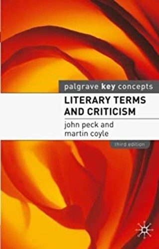 Literary terms and criticism - terms,