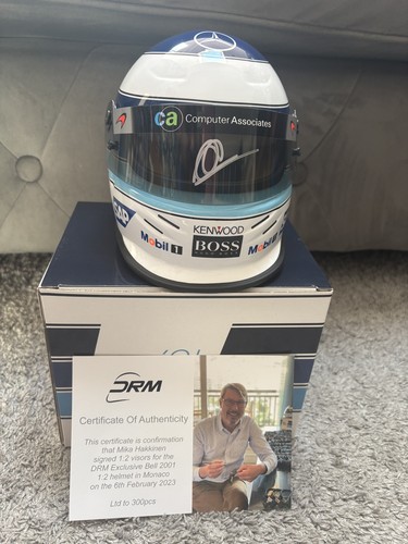 Mika hakkinen signed 2001 - mika,