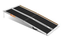 5FT Folding Aluminium Wheelchair Ramp – 800lbs Heavy Duty Portable Access Ramp 