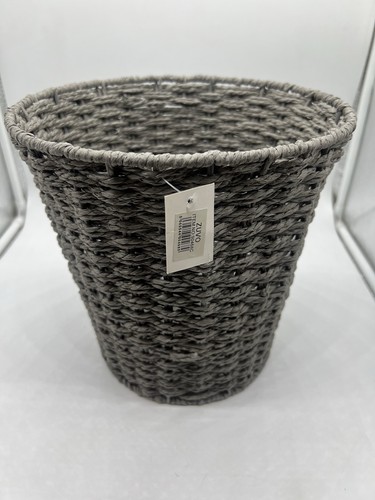Zuvo round wicker waste - wicker, paper