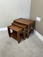 Mid Century Teak Nest of