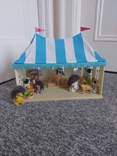 Sylvanian Families Rare Marquee Farmers Market with Figures & Accessories Bundle