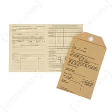 WW2 British Field Medical Card