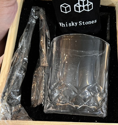 Whiskey glass set - glass, with