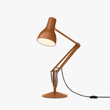 Desk lamp rust orange brown - rust,