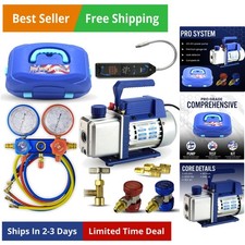 HVAC Tools Kit 4.5cfm Vacuum