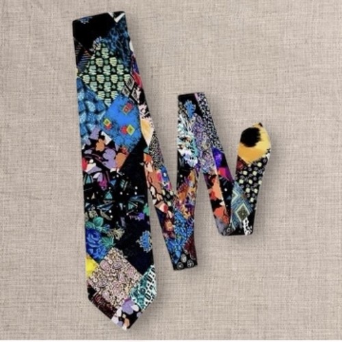 Brioni silk patchwork tie - brioni, mens
