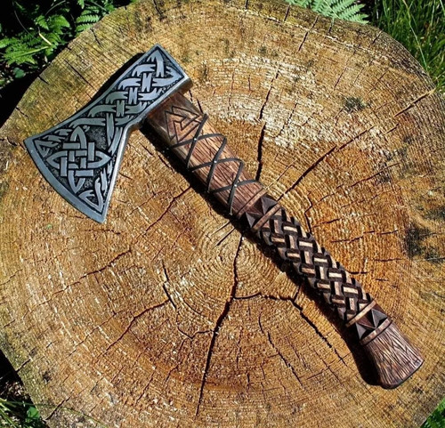 Handmade carbon steel axe - handmade,