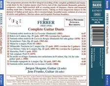 FERRER,JOSE' - COMPLETE GUITAR
