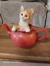 The Leonardo Collection Kitten in Teapot  