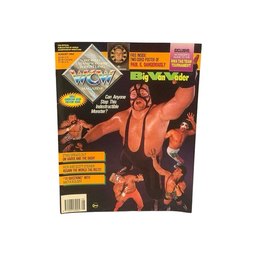 Wcw magazine august 1992 big - 1992,