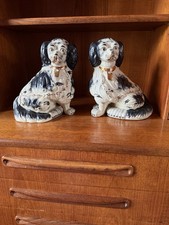 A pair of China Staffordshire