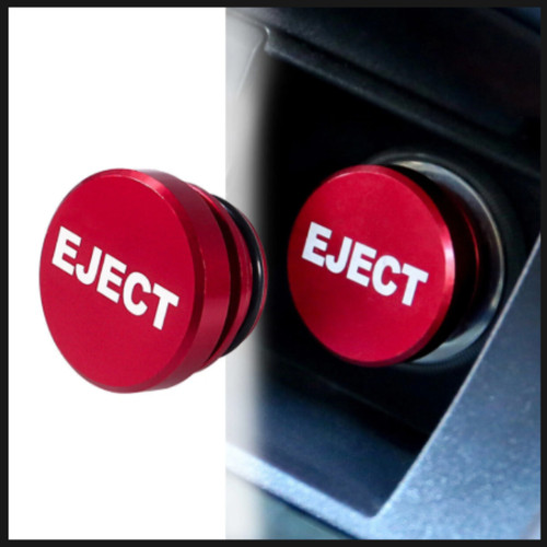 Red eject button vehicle - button,