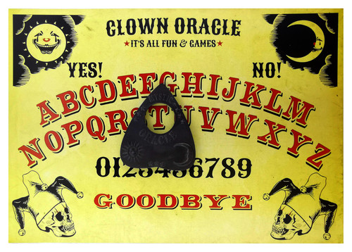 Wooden clown oracle ouija - wooden,