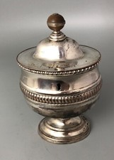 George III Old Sheffield Plated Tea Caddy c1820 BEZX