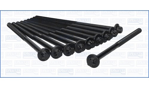 Cylinder head bolt - head, set