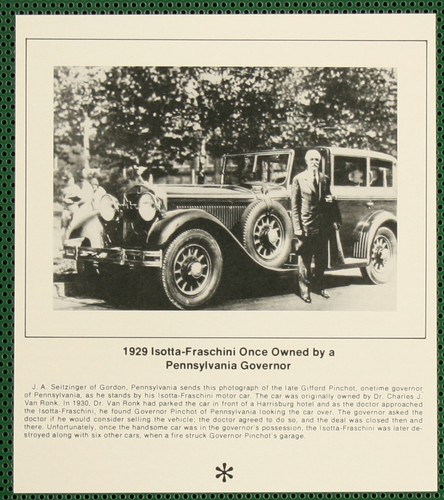 1929 isotta fraschini - 1929, governor