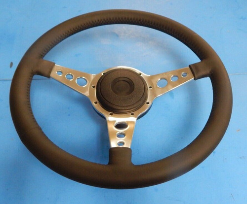 New leather steering - 14",