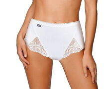 Playtex Cotton & Lace Stretch Maxi Brief (3 Pack) White