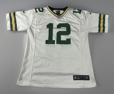 Nike Green Bay Packers NFL Jersey Size Youth Large Women’s Small Rodgers #12