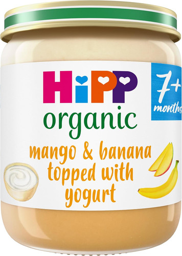 Organic mango banana - organic, topped