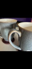 DENBY STORM GREY & PLUM MUGS