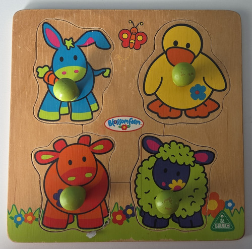 Elc wooden farm - elc, animals
