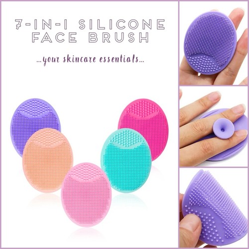 Silicone face cleansing brush - silicone,